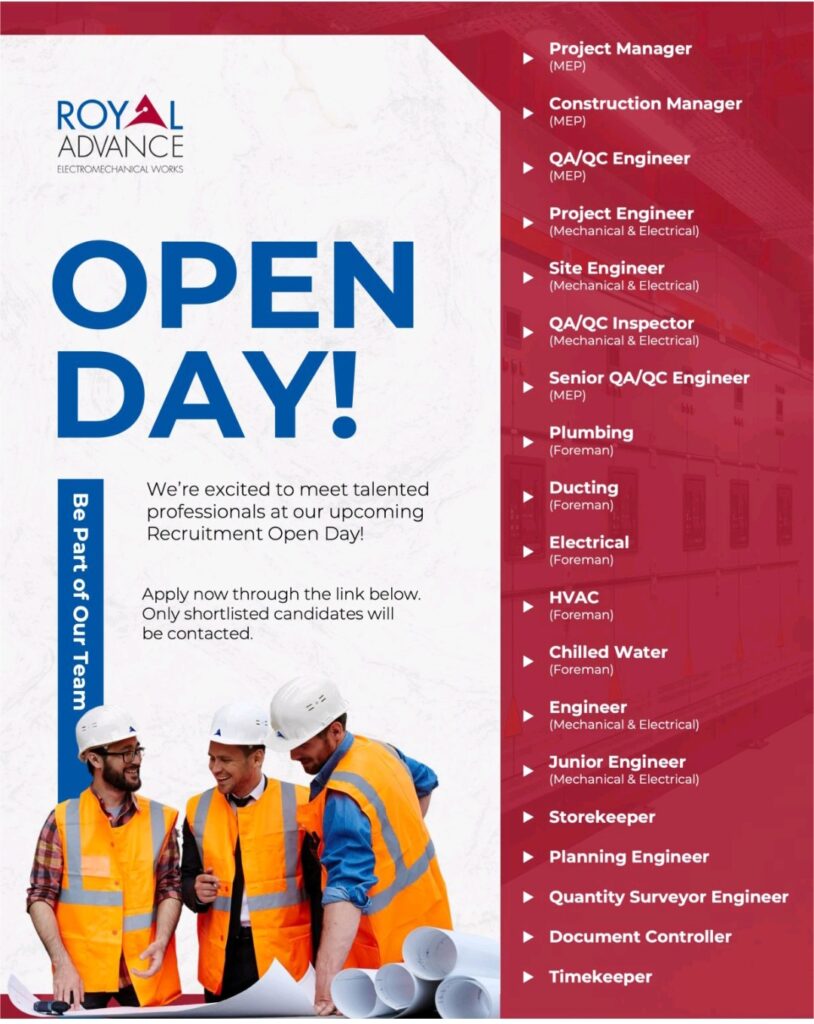 Trojan Construction & Royal Advance Host Major Recruitment Open Day in Abu Dhabi