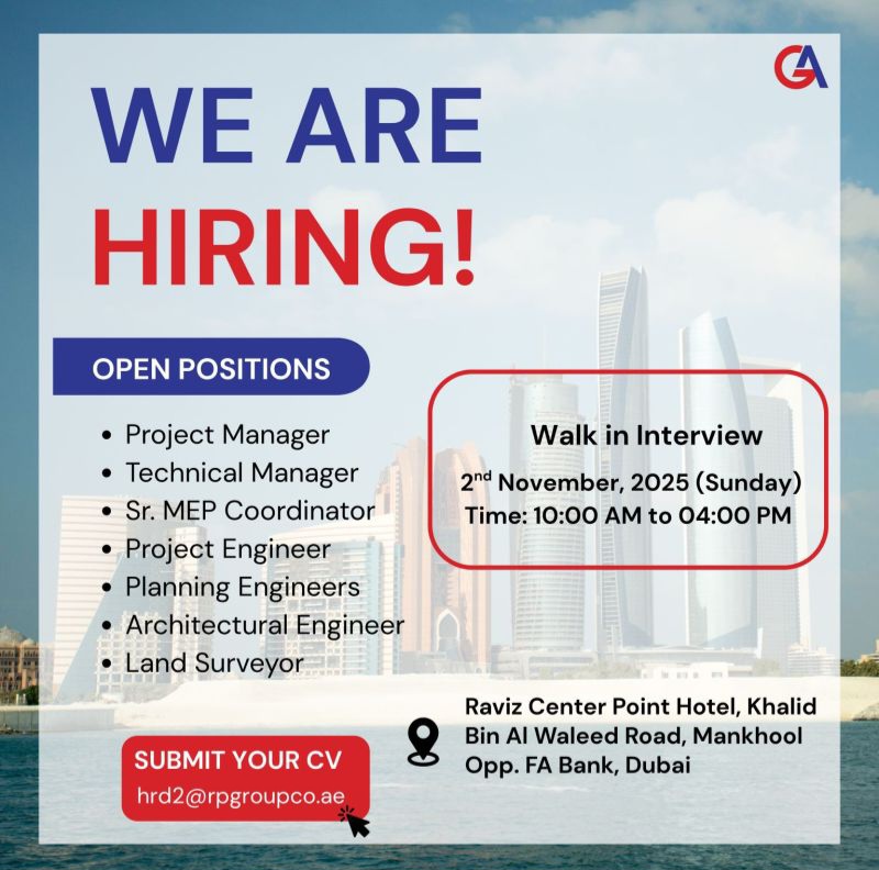 GAC is Hiring in Dubai!