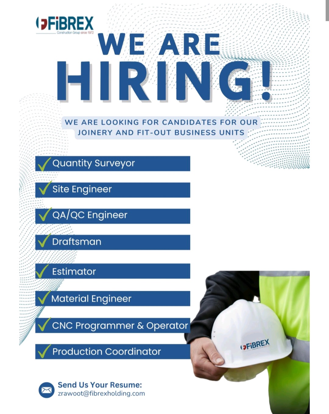 Fibrex is Hiring in the UAE!